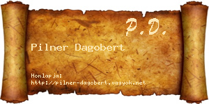 Pilner Dagobert névjegykártya